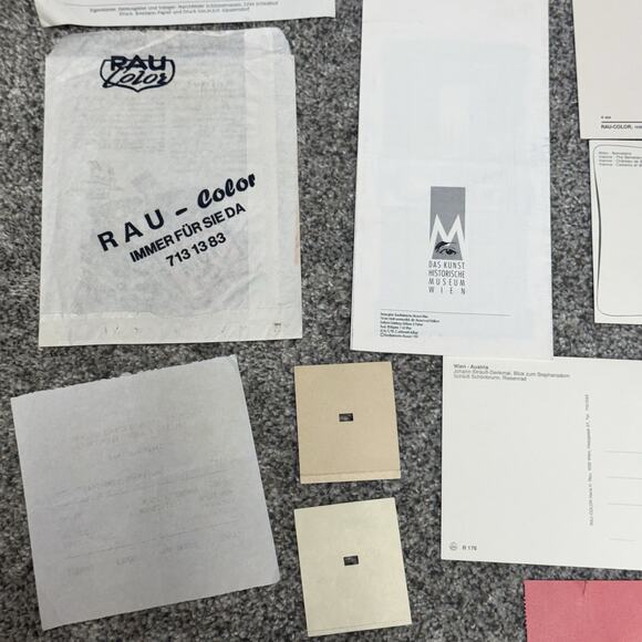 Vintage 90s Austrian Travel Paper Ephemera Postcards Tickets Map Brochure Vienna - Picture 13 of 16